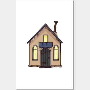 Beige House Posters and Art